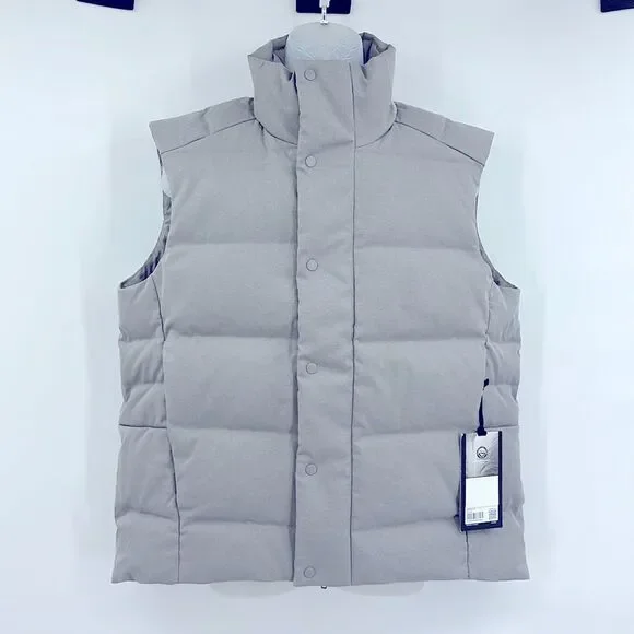 Lululemon Mens‎ Wunder Puff Vest Tech Canvas NWT Sz L Mid Warmth in Gull Gray - Picture 2 of 13